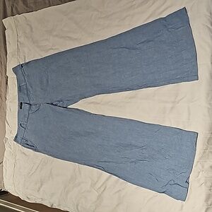 Ann Taylor loft wide leg linen pants